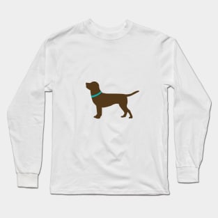 Chocolate labrador retriever Long Sleeve T-Shirt